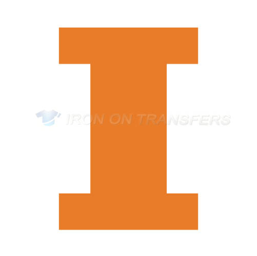 Illinois Fighting Illini Logo T-shirts Iron On Transfers N4608